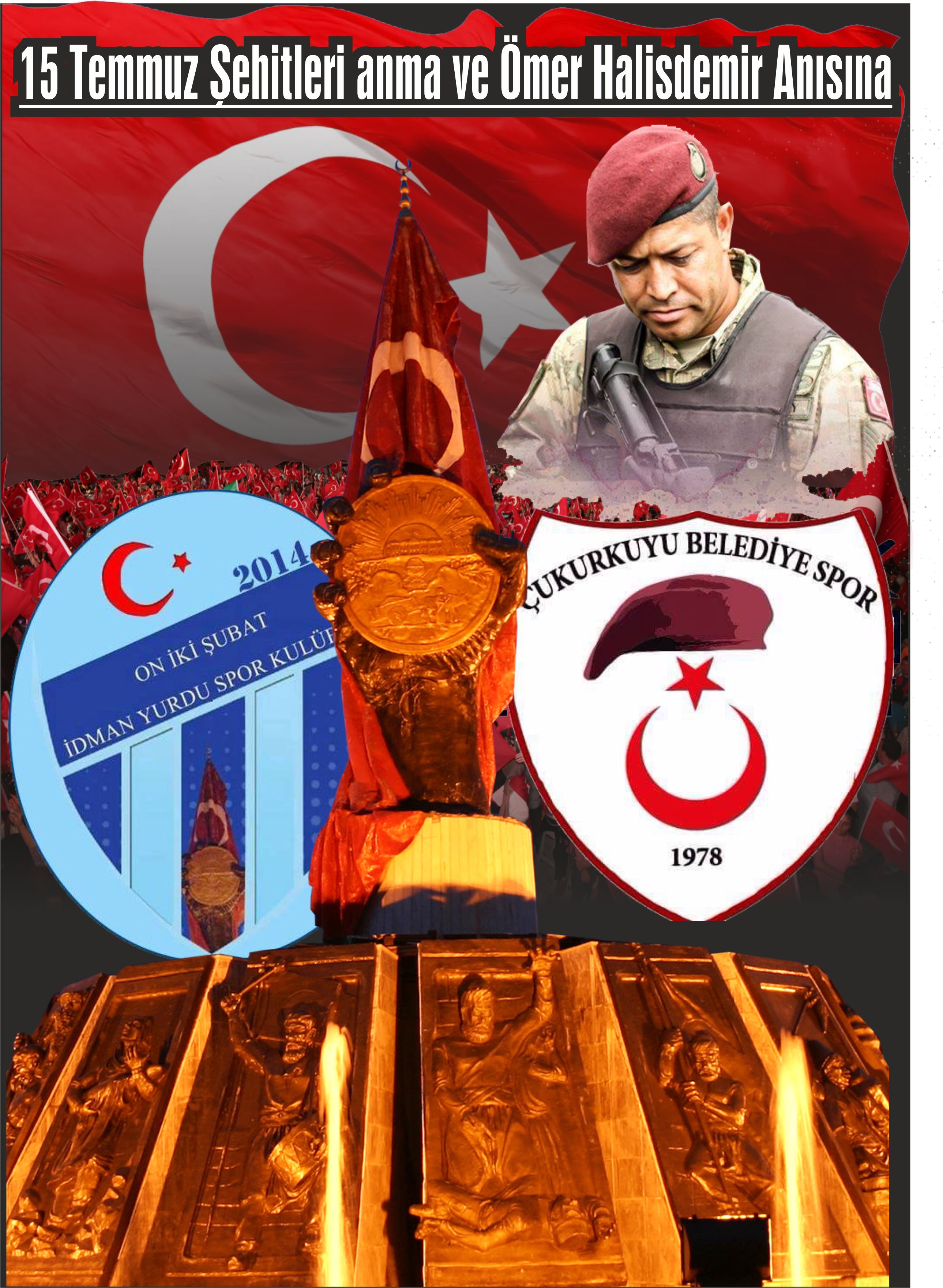ŞEHİTLER ANISINA FUTBOL MAÇI