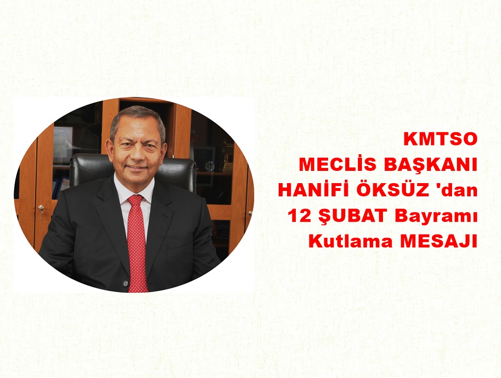 HANİFİ ÖKSÜZ'DEN KUTLAMA MESAJI