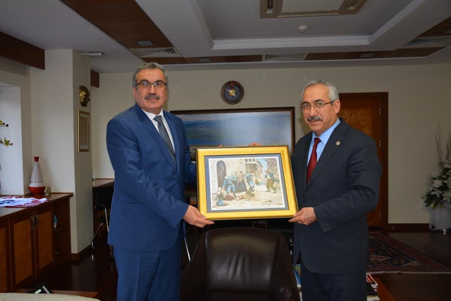 Kahramanmaraş İl Müftüsü Sürgeç, Üniversitemiz Rektörü Deveci’yi Ziyaret Etti