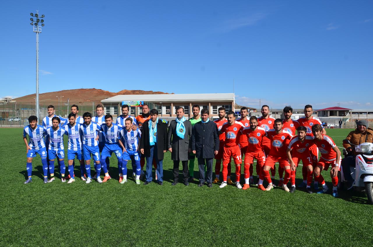 İKİ İLÇE FUTBOLDA KARDEŞLİK ÖRNEĞİ GÖSTERDİ