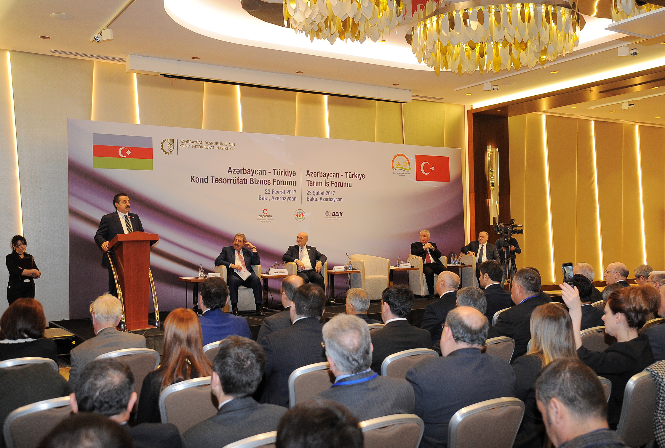 Faik Yavuz, Bakü’de Azerbaycan - Türkiye Tarım Forumu’nda konuştu