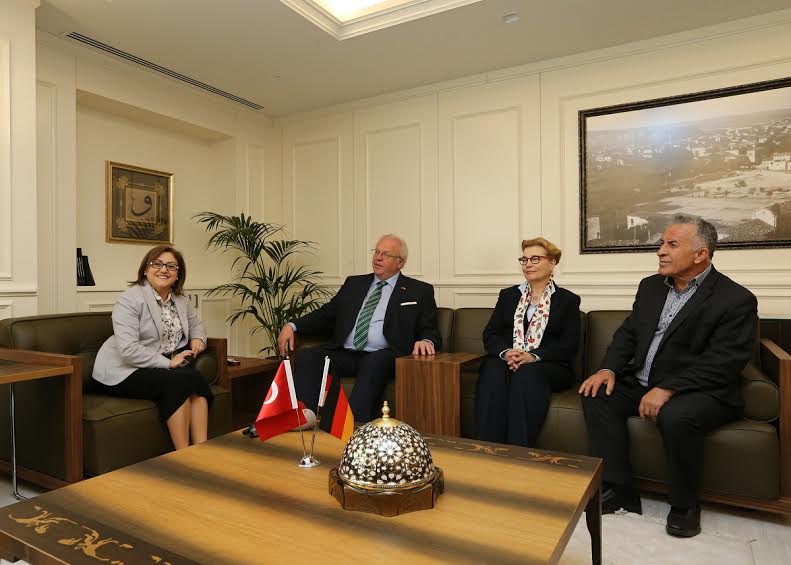 ALMANYA ANKARA BÜYÜKELÇİSİ ERDMANN’DAN ŞAHİN’E ZİYARET