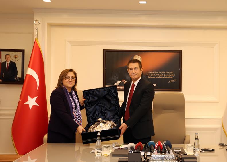 BAŞBAKAN YARDIMCISI CANİKLİ’DEN ŞAHİN’E ZİYARET