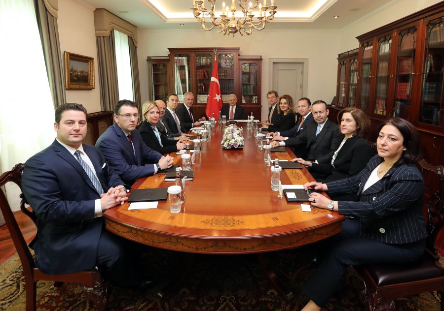 Başbakan Yıldırım, TÜSİAD Yönetim Kurulu heyetini kabul etti
