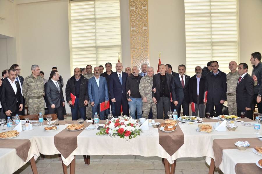 İçişleri Bakanı Süleyman Soylu Tunceli'de