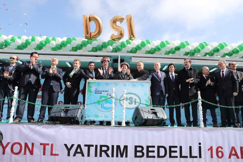 Orman ve Su İşleri Bakanı Prof. Dr. Veysel Eroğlu İle Ekonomi Bakanı Nihat Zeybekci, Denizli’de 100 Milyon TL Yatırım Bedelli 16 Adet Tesisin Temelini Attı…