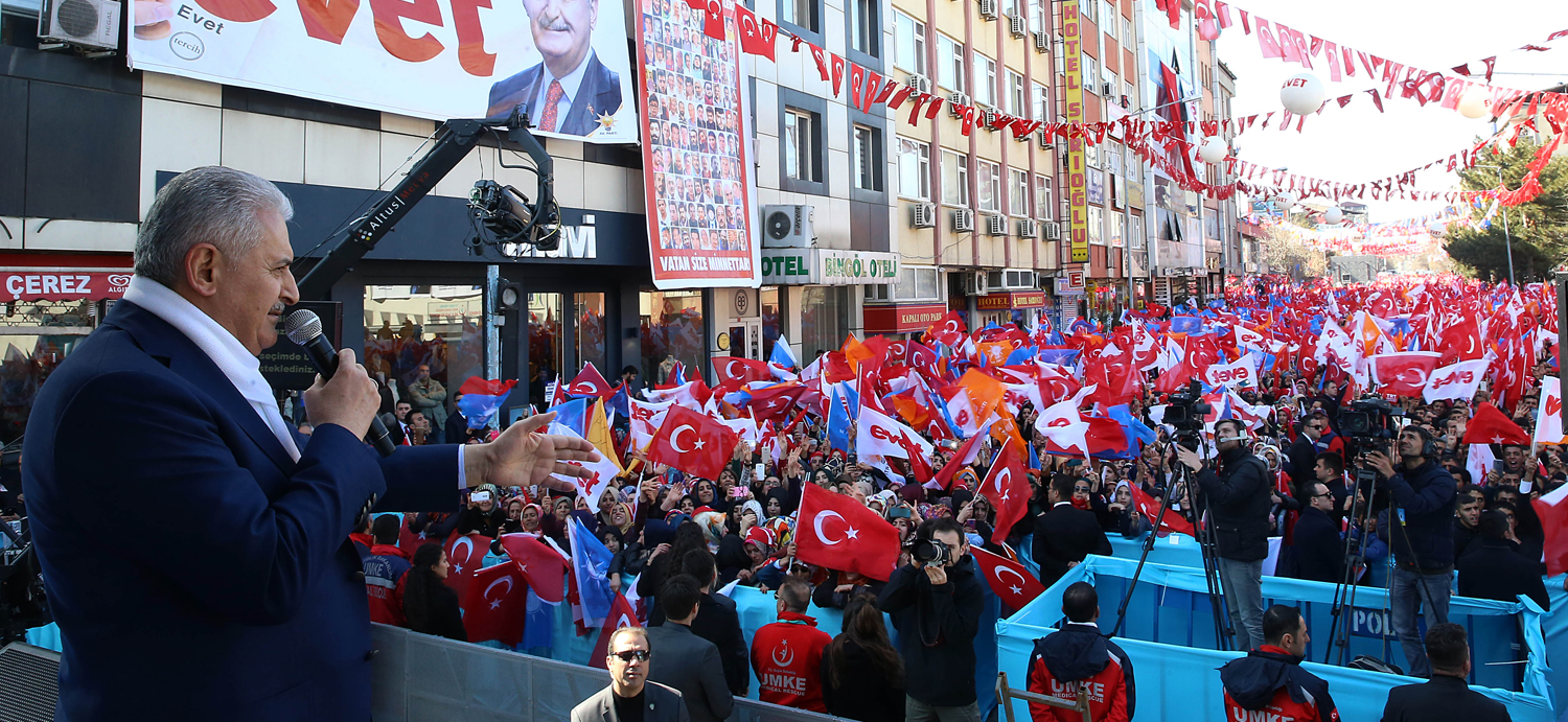 Başbakan Yıldırım, Bingöl Evet Diyor Mitingi’nde konuştu