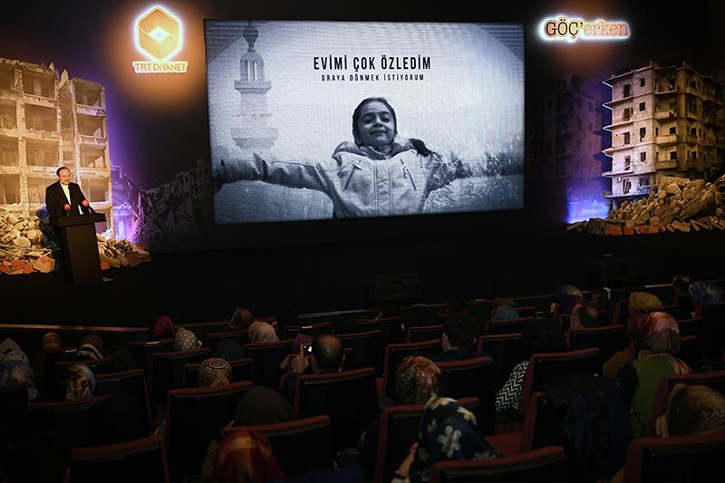 “GÖÇ’erken” belgeselinin galası Ankara’da yapıldı