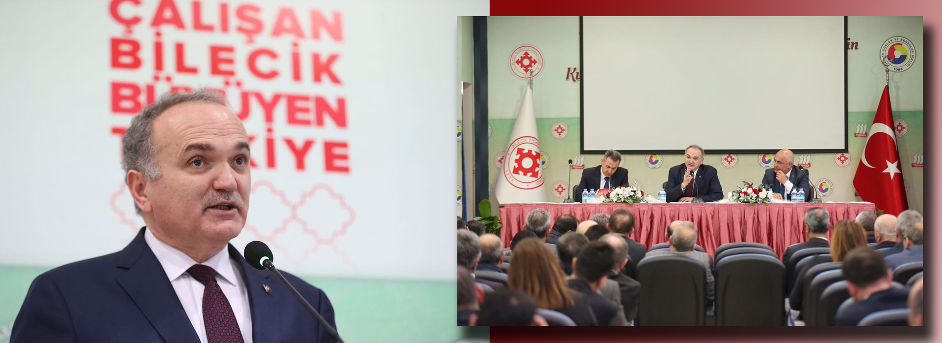 BAKAN ÖZLÜ, BİLECİK TİCARET VE SANAYİ ODASINI ZİYARET ETTİ
