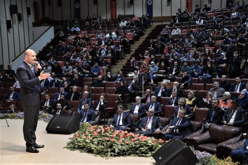 İçişleri Bakanı Süleyman Soylu ‘Küresel Terör ve Türkiye'nin Güvenlik Politikaları’ Konferansına Katıldı