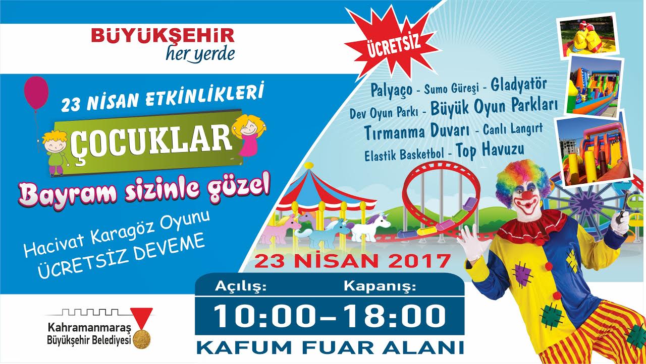 BÜYÜKŞEHİR’DEN 23 NİSAN ETKİNLİKLERİ