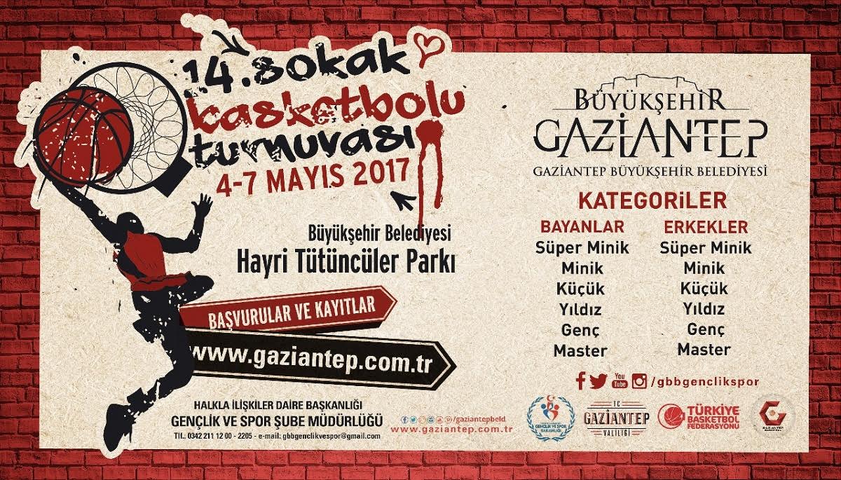 14.SOKAK BASKETBOLU TURNUVASI BAŞVURULARI BAŞLADI