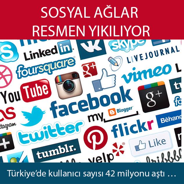 SOSYAL AĞLAR RESMEN YIKILIYOR