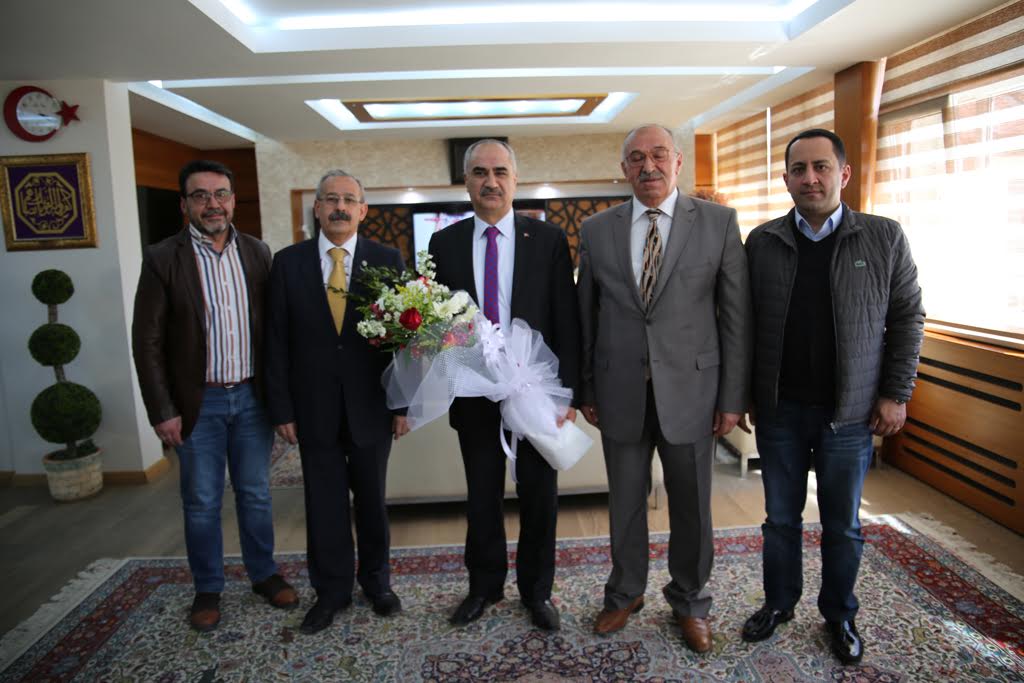 YENİ BAŞKANLARDAN BAŞKAN AYDIN'A ZİYARET…
