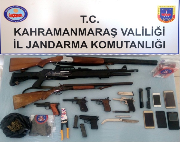 Kahramanmaraş'ta Eş Zamanlı Baskın