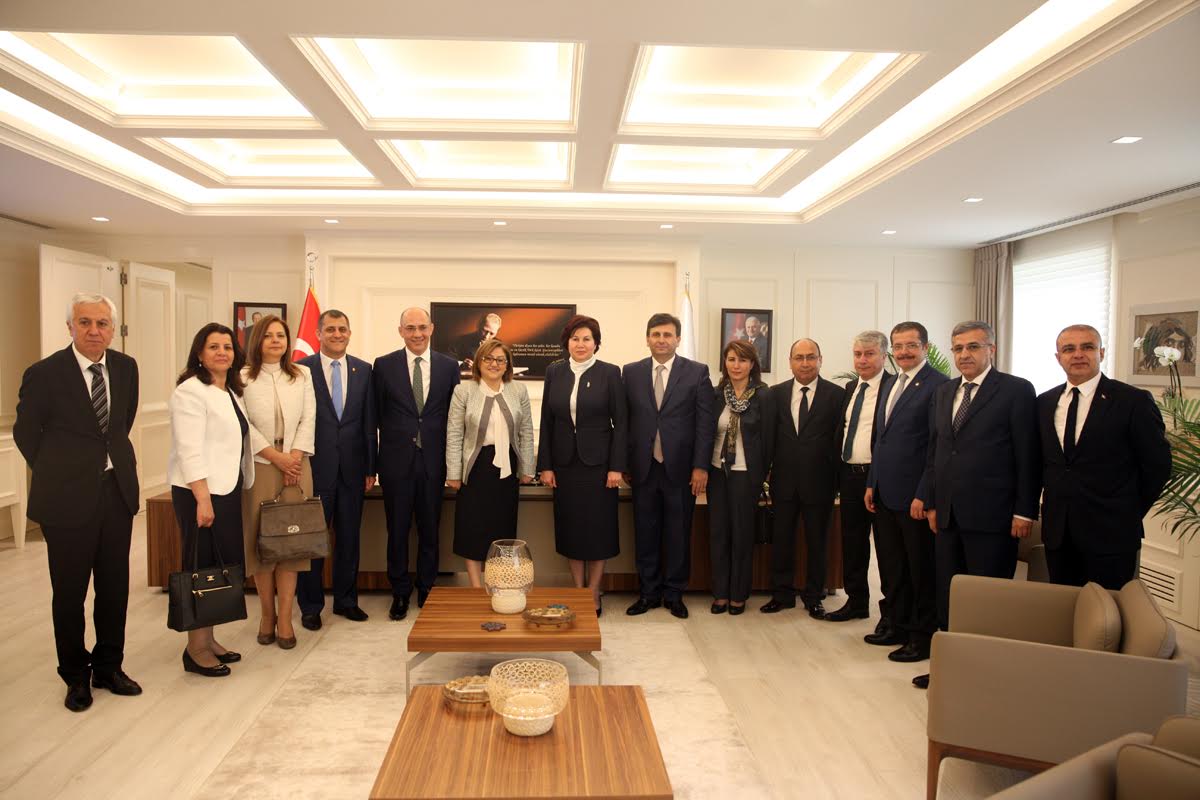 DANIŞTAY BAŞKANI GÜNGÖR’DEN BAŞKAN ŞAHİN’E ZİYARET