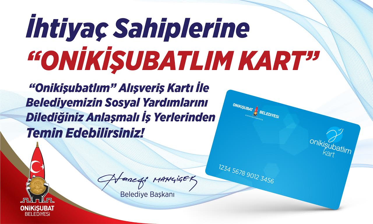 SOSYAL BELEDİYECİLİKTE "ONİKİŞUBATLIM KART" DÖNEMİ