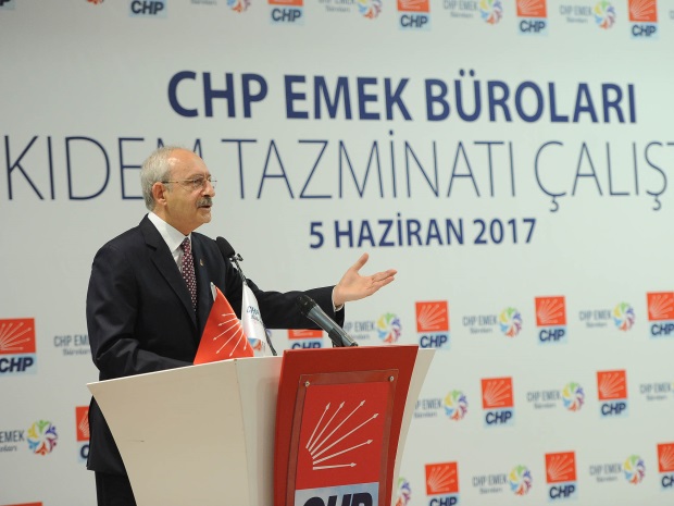CHP GENEL BAŞKANI KEMAL KILIÇDAROĞLU, “KIDEM TAZMİNATI ÇALIŞTAYI”NDA KONUŞTU