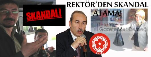 REKTÖR YILDIZ, BAŞÖRTÜLÜ ÖĞRENCİSİNE İÇKİ ALDIRAN HOCA’YA İDARİ GÖREV VERDİ…