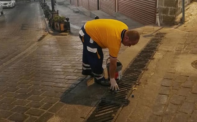 BÜYÜKŞEHİR’DEN ÇARŞILARDA İLAÇLAMA