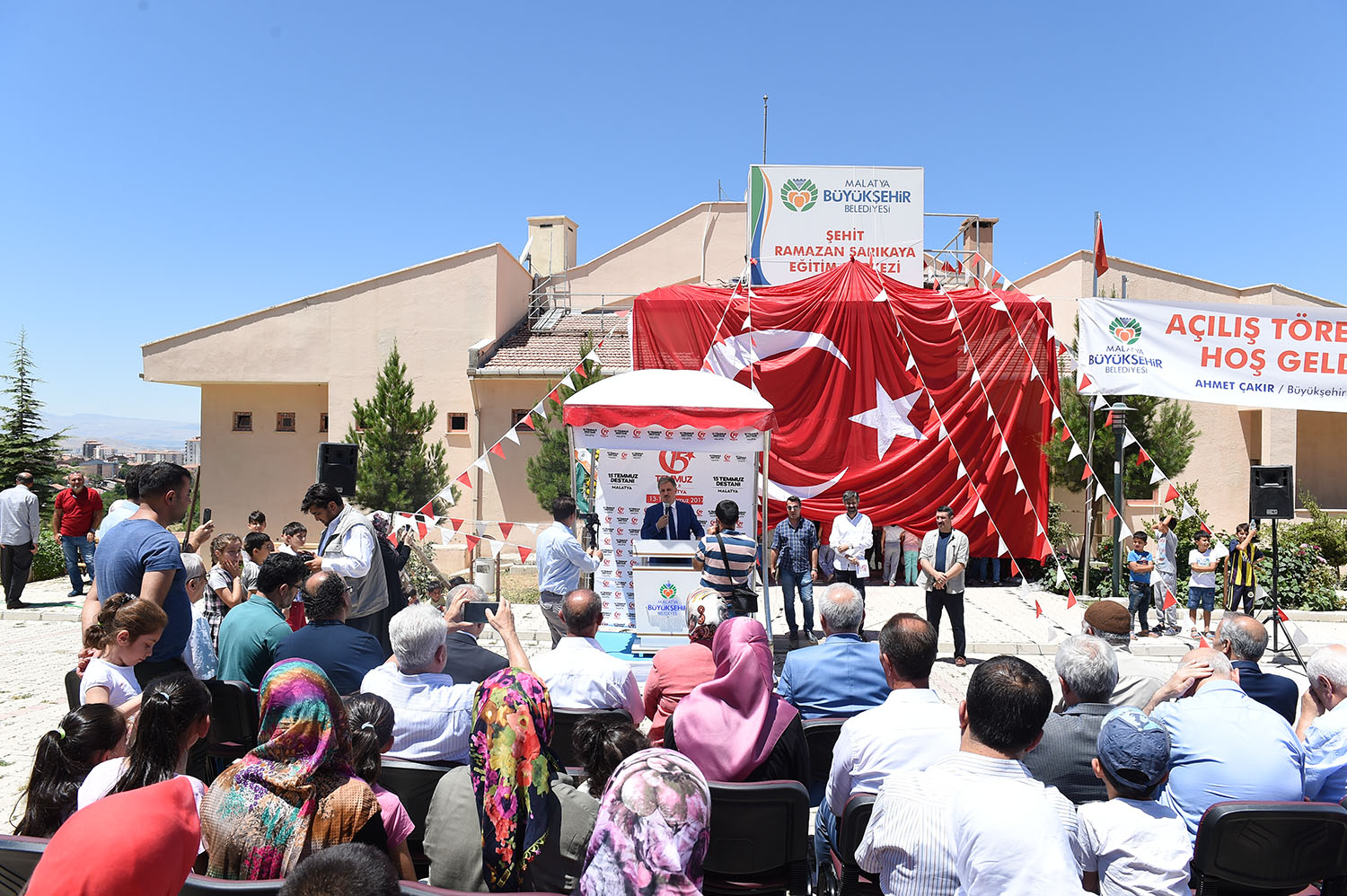 ŞEHİT RAMAZAN SARIKAYA EĞİTİM MERKEZİ AÇILDI