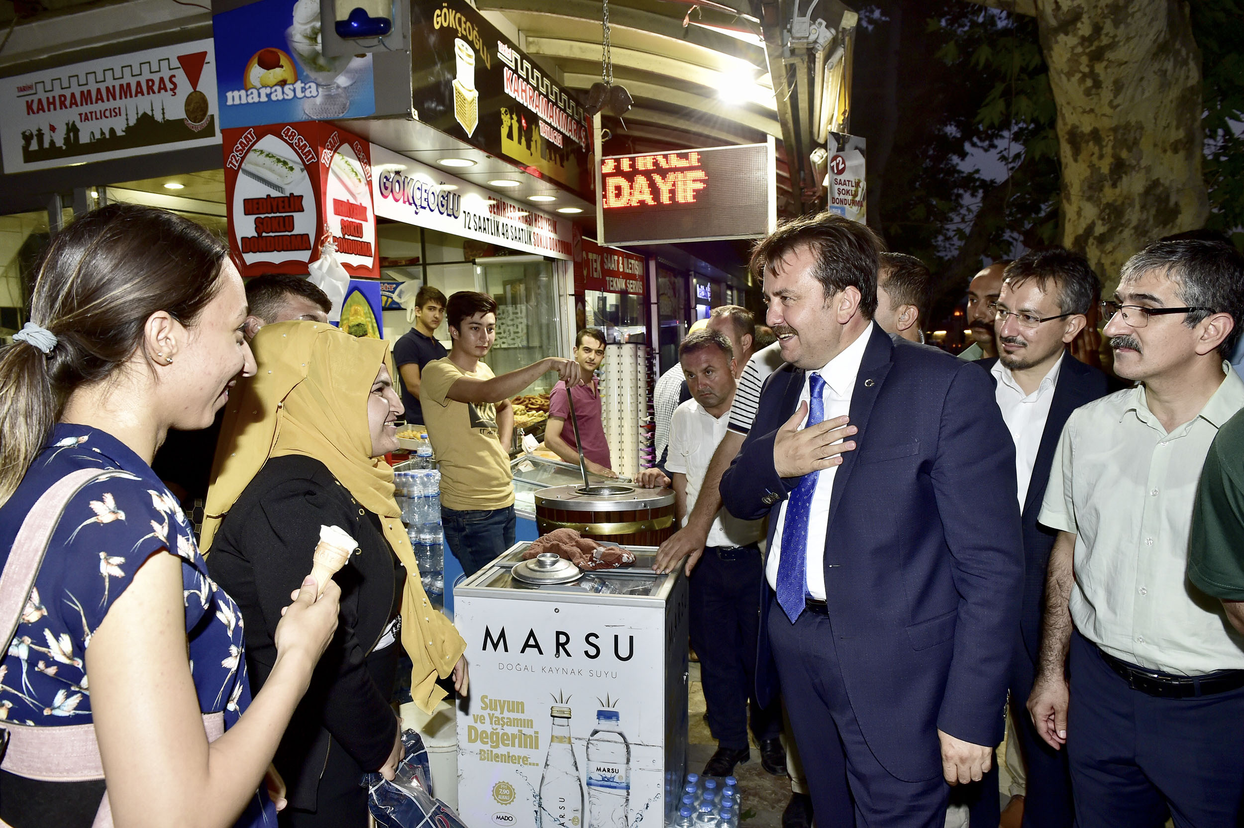 BAŞKAN ERKOÇ ESNAFLARLA BİRARAYA GELDİ