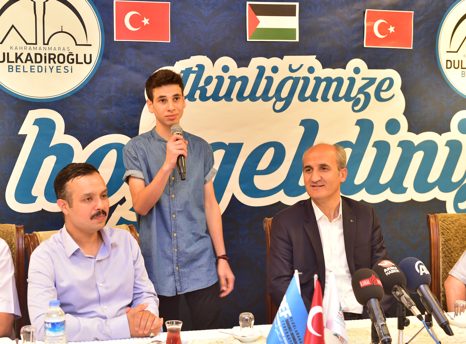 DULKADİROĞLU'NDAN FİLİSTİN'E GÖNÜL KÖPRÜSÜ