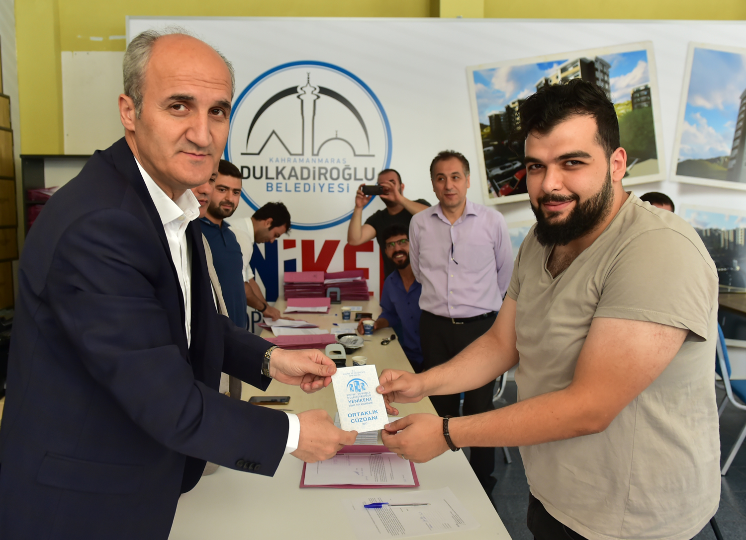 DULKADİROĞLU'NUN YENİ KENT PROJESİNE YOĞUN İLGİ