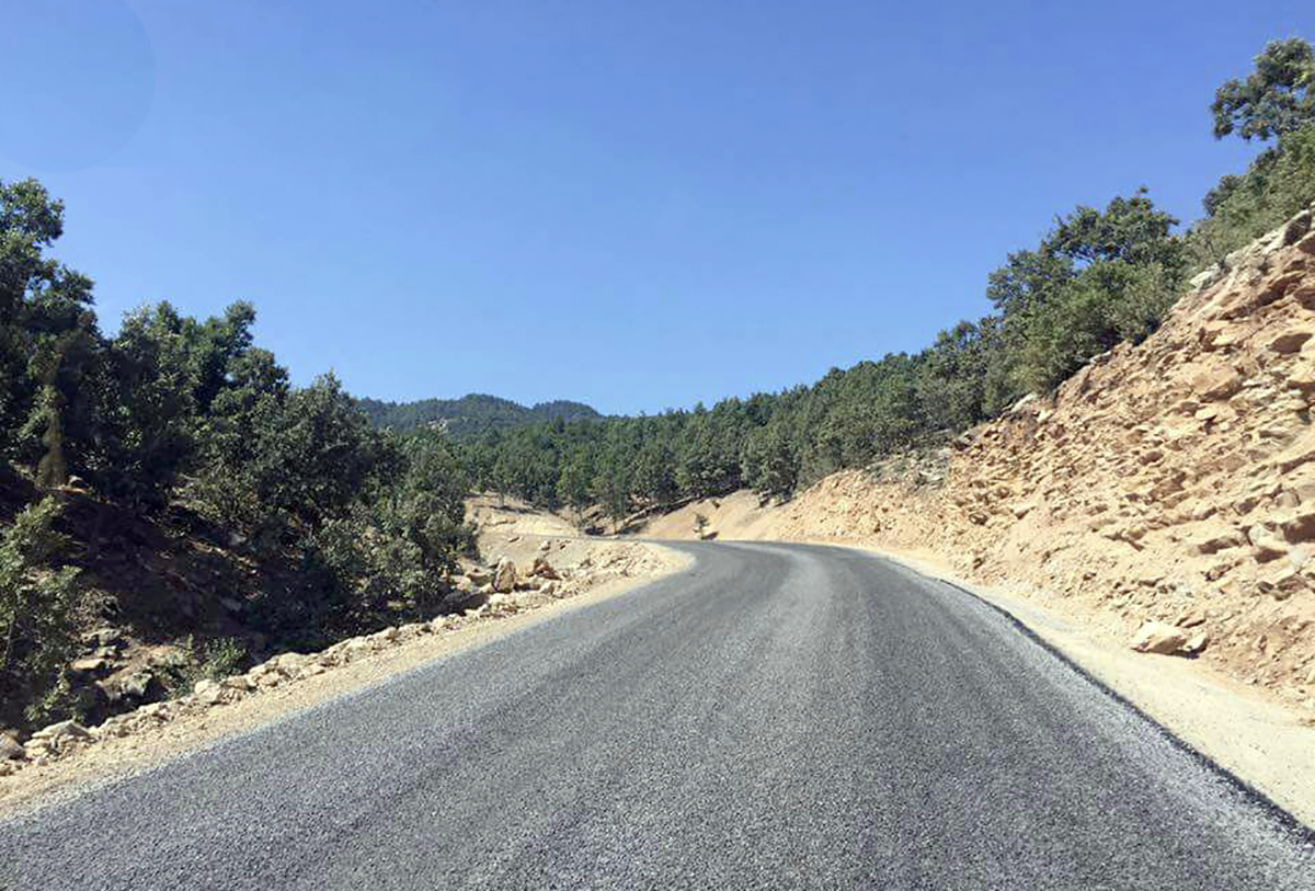 KÜMPERLİ GRUP YOLUNDA ASFALTA HAZIRLIK