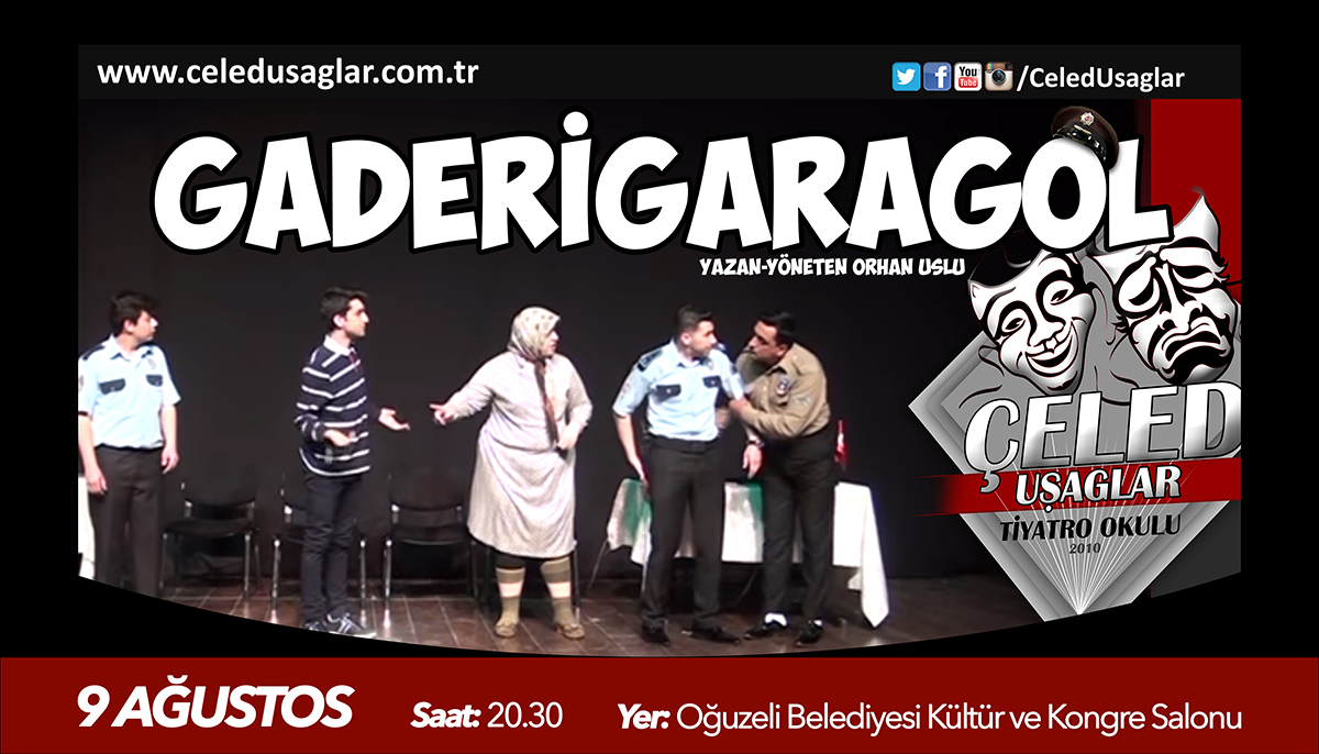 ÇELED UŞAGLAR İLÇELERDE TİYATROSEVERLERLE BULUŞACAK