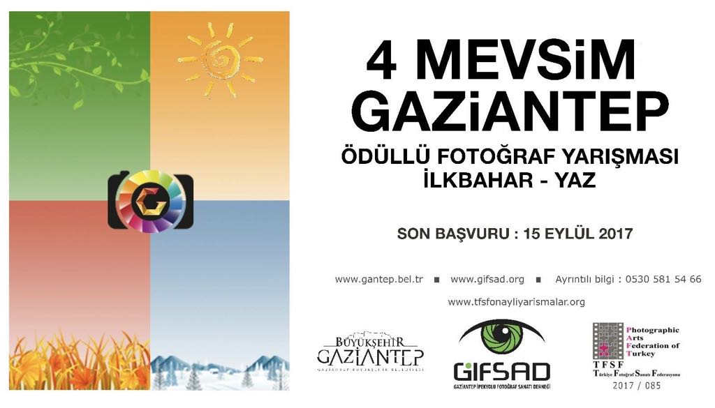 4 MEVSİM GAZİANTEP FOTOĞRAFLANACAK