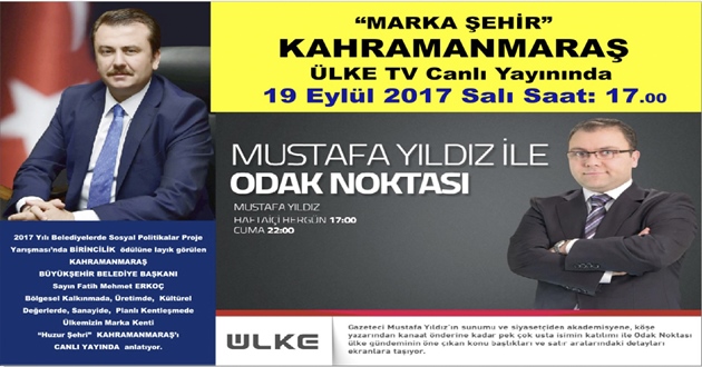 BAŞKAN ERKOÇ ODAK NOKTASI’NA KONUK OLUYOR