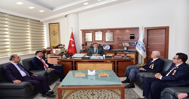ŞEHİT VE GAZİ DERNEKLERİNDEN BAŞKAN ÇAKIR’A ZİYARET