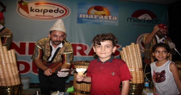GAZİANTEP’TE MARAŞ DONDURMASI RÜZGARI