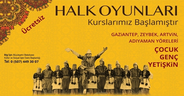 YENİ DÖNEM HALK OYUNLARI KURSLARI BAŞLADI