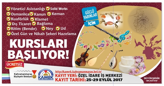 KAMEK KURSLARINDA KAYITLAR UZATILDI