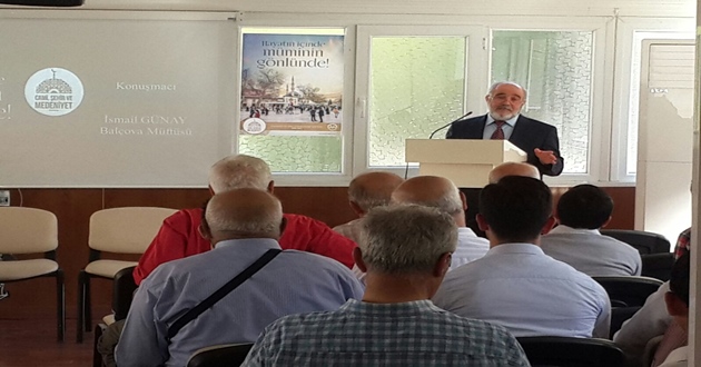 BALÇOVA İLÇE MÜFTÜLÜĞÜNDE CAMİLER HAFTASI KONFERANSI