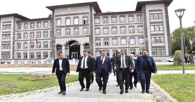 BAŞKAN ERKOÇ’TAN ELBİSTAN KAYMAKAMLIĞINA ZİYARET