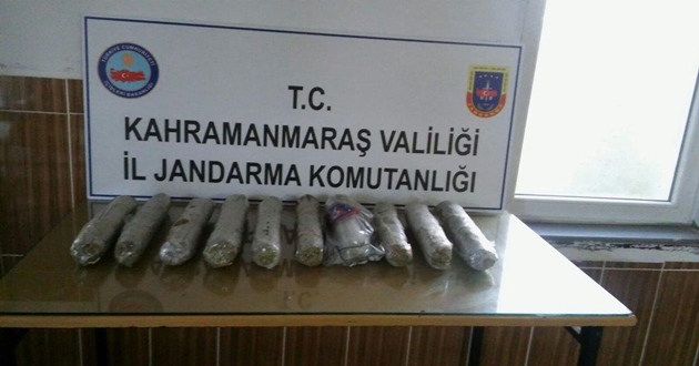 KAHRAMANMARAŞ ANDIRIN İLÇESİ UYUŞTURUCU MADDE OPERASYONU