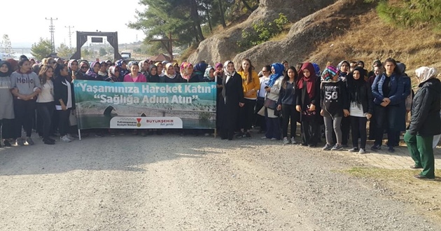 BÜYÜKŞEHİR’DEN BAYANLARA DOĞA YÜRÜYÜŞÜ