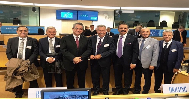 ZABUN, TOBB BAŞKANI HİSARCIKLIOĞLU İLE EUROCHAMBRES GENEL KURULU’NA KATILDI