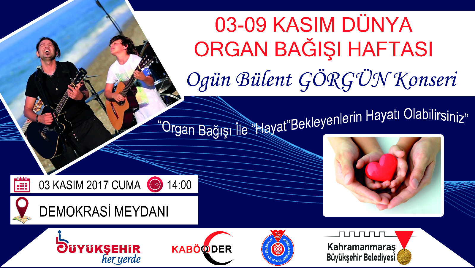 BÜYÜKŞEHİR’DEN ORGAN BAĞIŞI KONSERİ