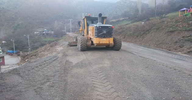 SADIKLI-KALEKAYA YOLUNDA FİLLER SERİMİ