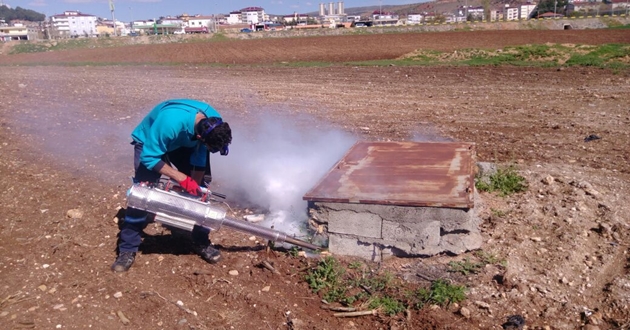 BÜYÜKŞEHİR 23 BİN HEKTAR ALANI İLAÇLADI