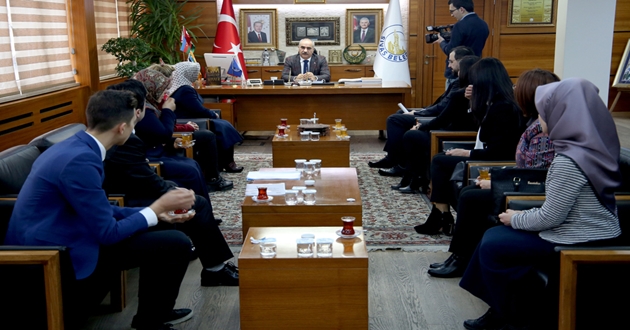 KENT KONSEYİ HEYETİ BAŞKAN AYDIN'I ZİYARET ETTİ