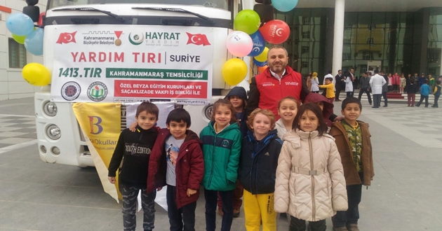İDLİB’E BİR TIR DOLUSU YARDIM