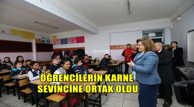 BAŞKAN ŞAHİN KARNE DAĞITTI