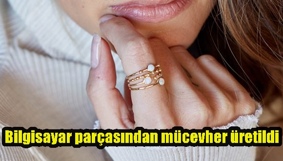 Bilgisayar parçasından mücevher üretildi