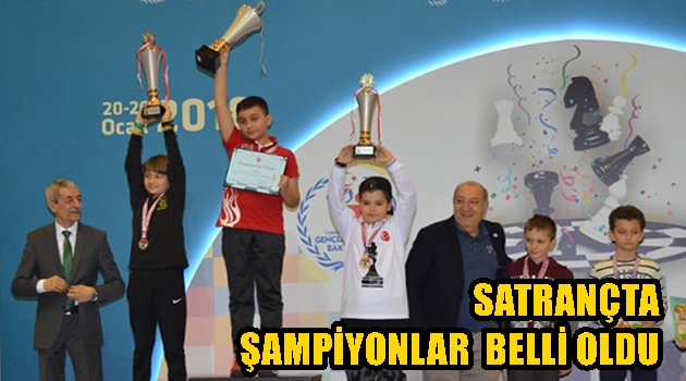 SATRANÇTA ŞAMPİYONLAR BELLİ OLDU