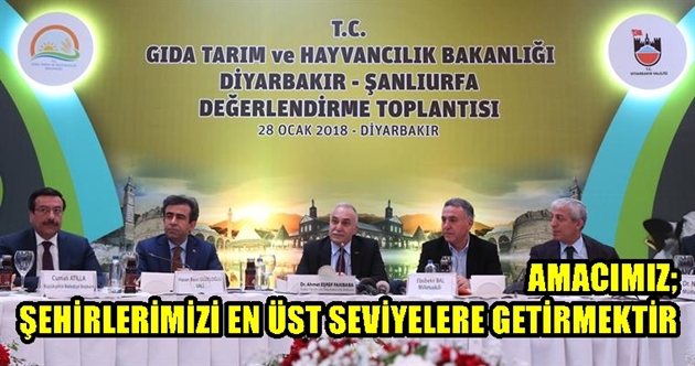 AMACIMIZ;ŞEHİRLERİMİZİ EN ÜST SEVİYELERE GETİRMEKTİR